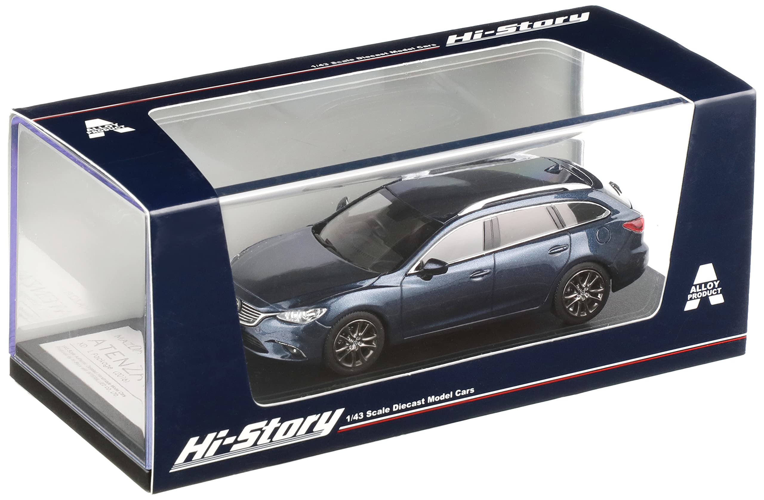 Hi Story 1⁄43 MAZDA ATENZA WAGON (2016) Deep Crystal Blue Mica